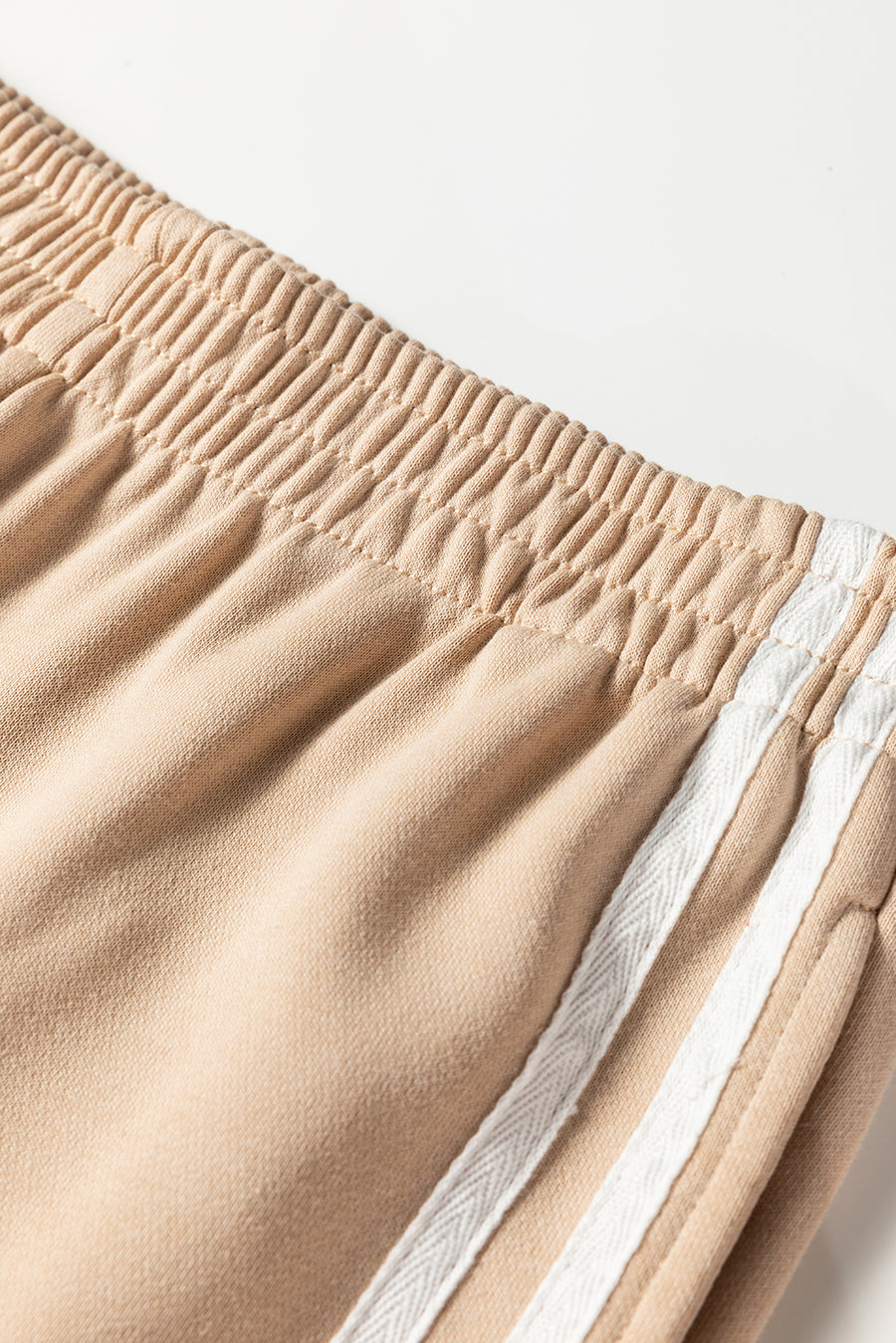 Varsity Striped Cropped Sweatshirt and Wide Leg Pants Matching Set- 5 Colors