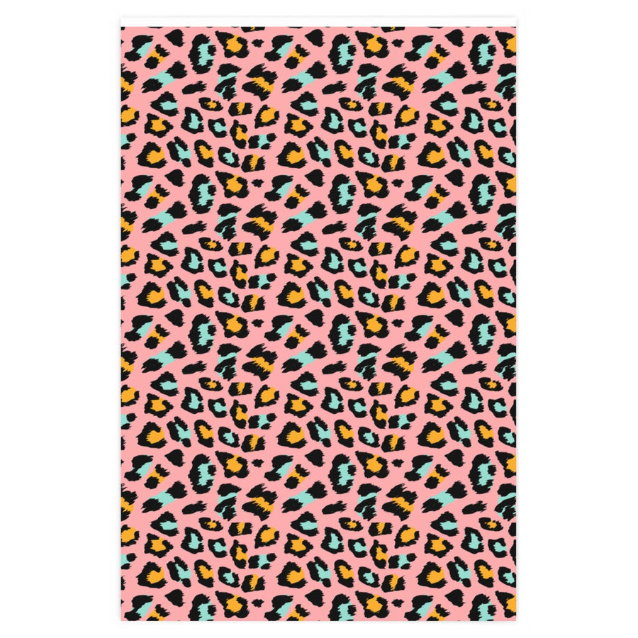 Retro Animal Print Wrapping Paper