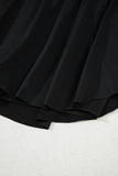 Ribbon Drawstring High-Waist Lined Tennis Skort- 6 Colors