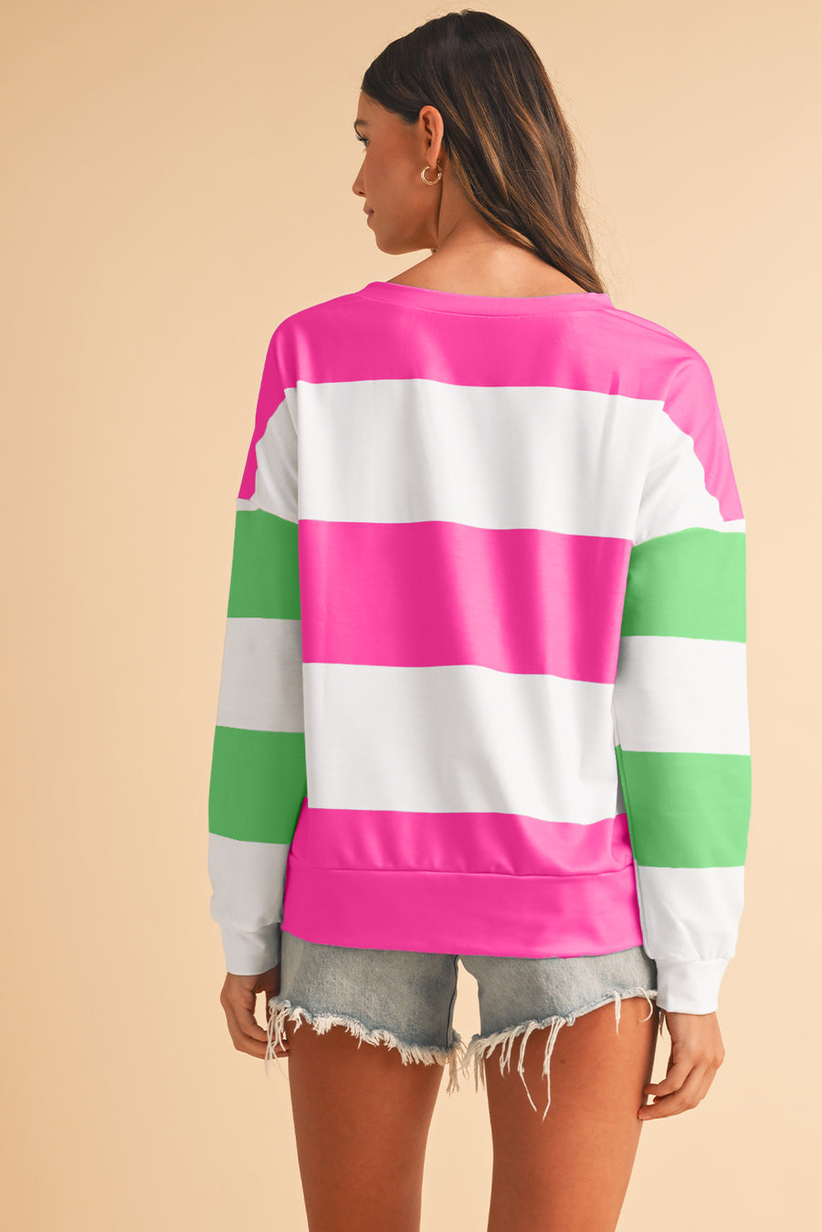 Color Block Long Sleeve Top- 3 Colors