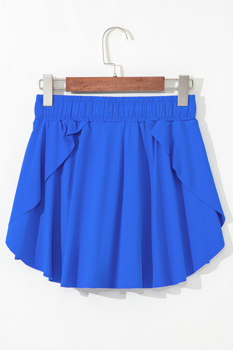 Ribbon Drawstring High-Waist Lined Tennis Skort- 6 Colors