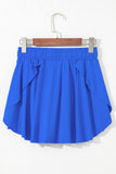 Ribbon Drawstring High-Waist Lined Tennis Skort- 6 Colors