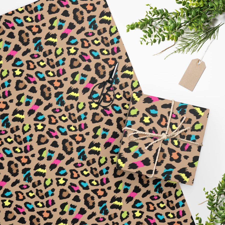 Retro Animal Print Wrapping Paper