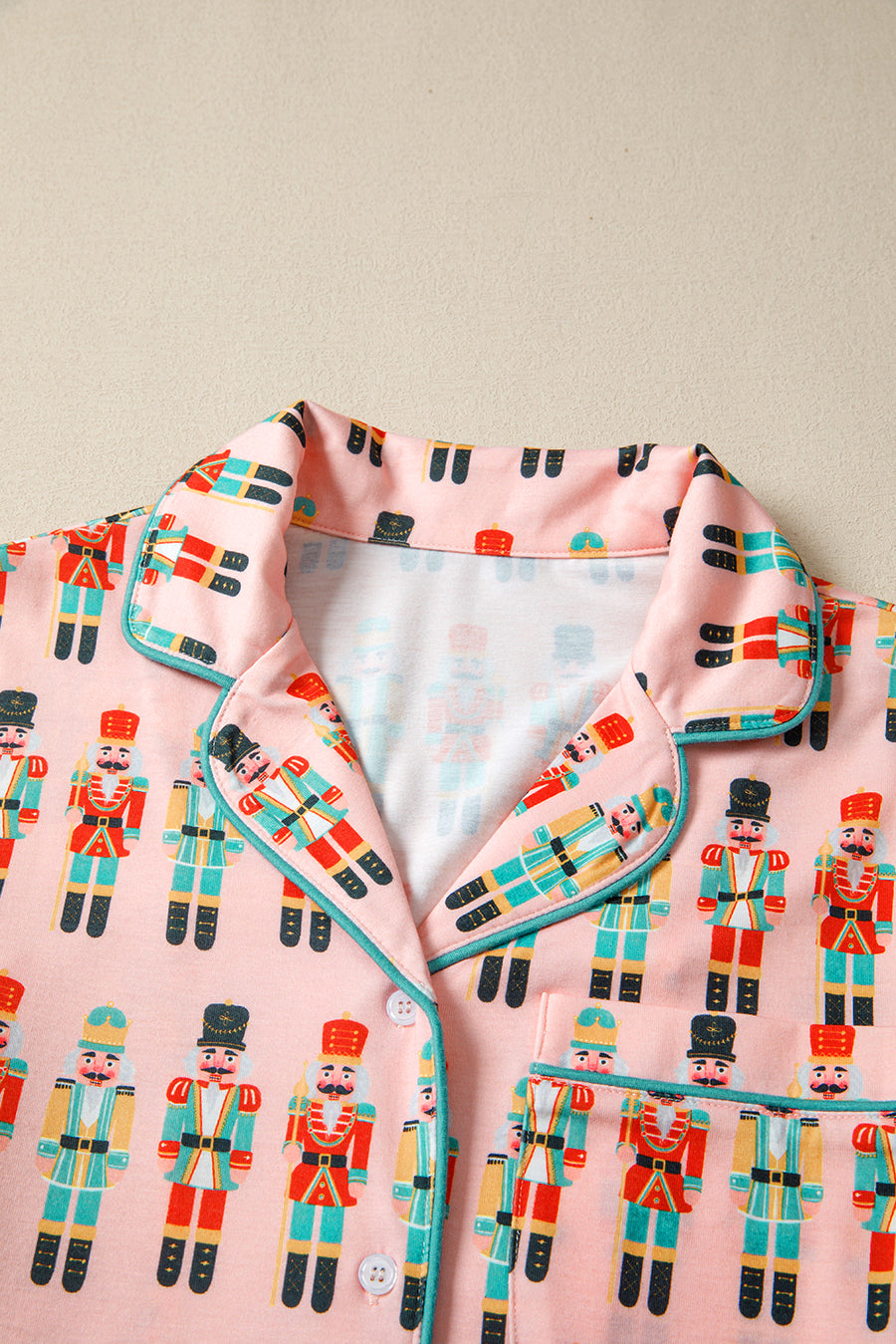 Pink Nutcracker Long Sleeve Pajama Set