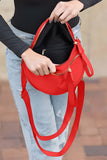 Wide Strap Double Zipper Crossbody Bag- 9 Colors
