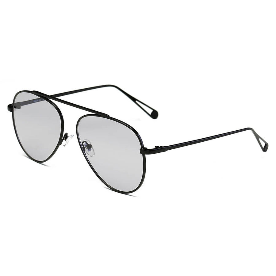HIDALGO Metal Oversized Tinted Lens Aviator Sunglasses- 8 Colors