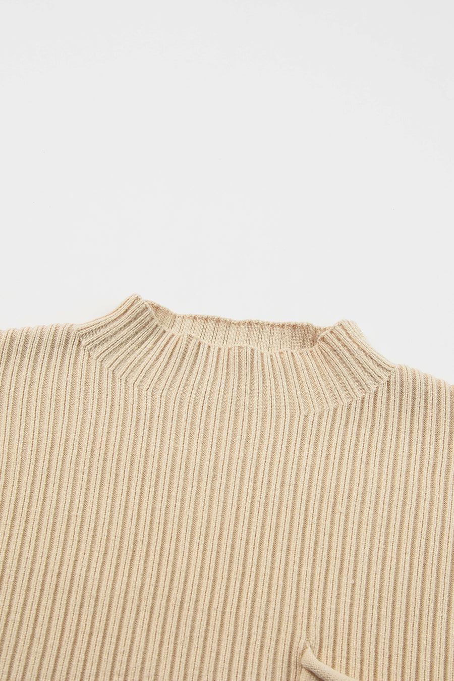 Green Pocket Ribbed Knit Short Sleeve Sweater- 9 Colors
