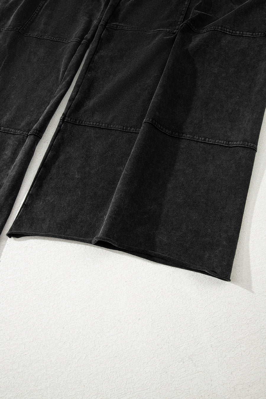Mineral Wash Exposed Seam Wide Leg Cargo Pants- 3 Colors