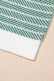 Striped Contrast Trim Sleeveless Collared Sweater- 3 Colors