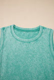 Mineral Wash Tank Mini Dress with Pockets- 3 Colors