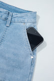 High Rise Relaxed Fit Porkchop Pockets Jeans