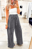 Mineral Wash High Waist Cargo Sweatpants- 3 Colors