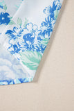 Floral Ruffle Sleeve Frilly Button-Up Blouse- 2 Colors