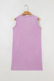 Mineral Wash Tank Mini Dress with Pockets- 3 Colors