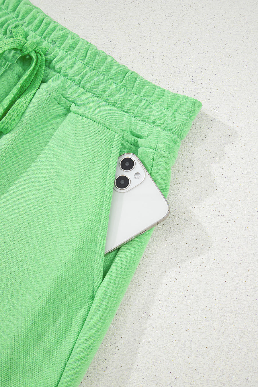 French Terry Drawstring Skort with Pockets- 3 Colors