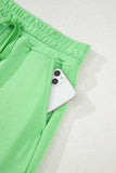 French Terry Drawstring Skort with Pockets- 3 Colors