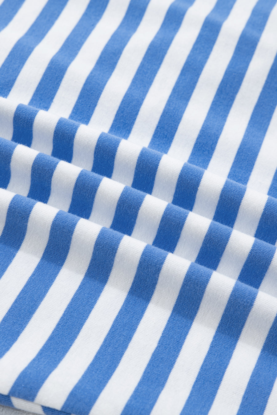Striped Tie Front Contrast Trim Crew Neck T-Shirt Mini Dress- 3 Colors