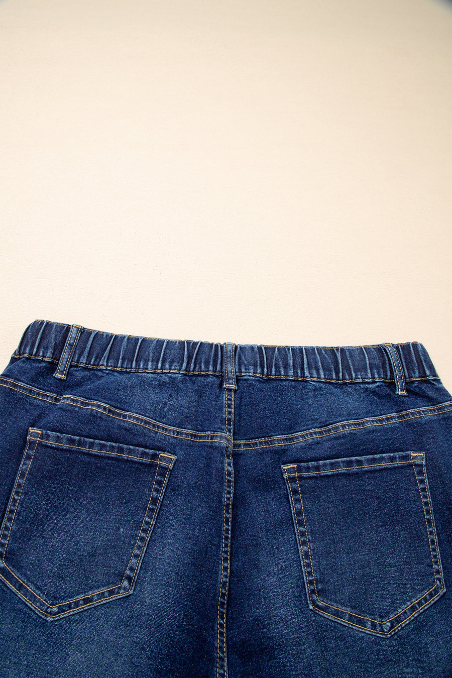 Plus Size Acid Wash Lace-Up Jeans- 4 Colors