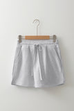 French Terry Drawstring Skort with Pockets- 3 Colors
