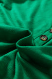 Button-Up V-Neck Long Sleeve Top- 3 Colors