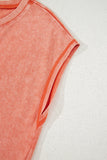 Mineral Wash T-Shirt Dress with Pockets- 3 Colors