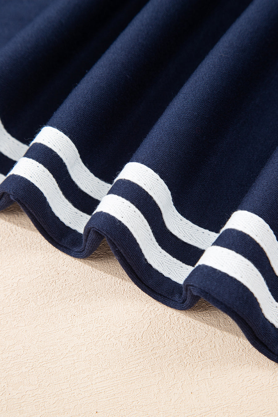 Varsity Striped Cropped Sweatshirt and Wide Leg Pants Matching Set- 5 Colors