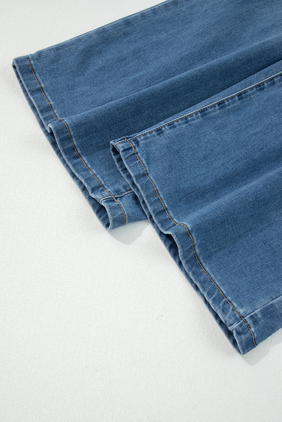 Ashleigh Blue Multi-Button High-Waist Wide Leg Jeans