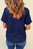 Basic Crew Neck Rolled Sleeve T-Shirt- 12 Colors