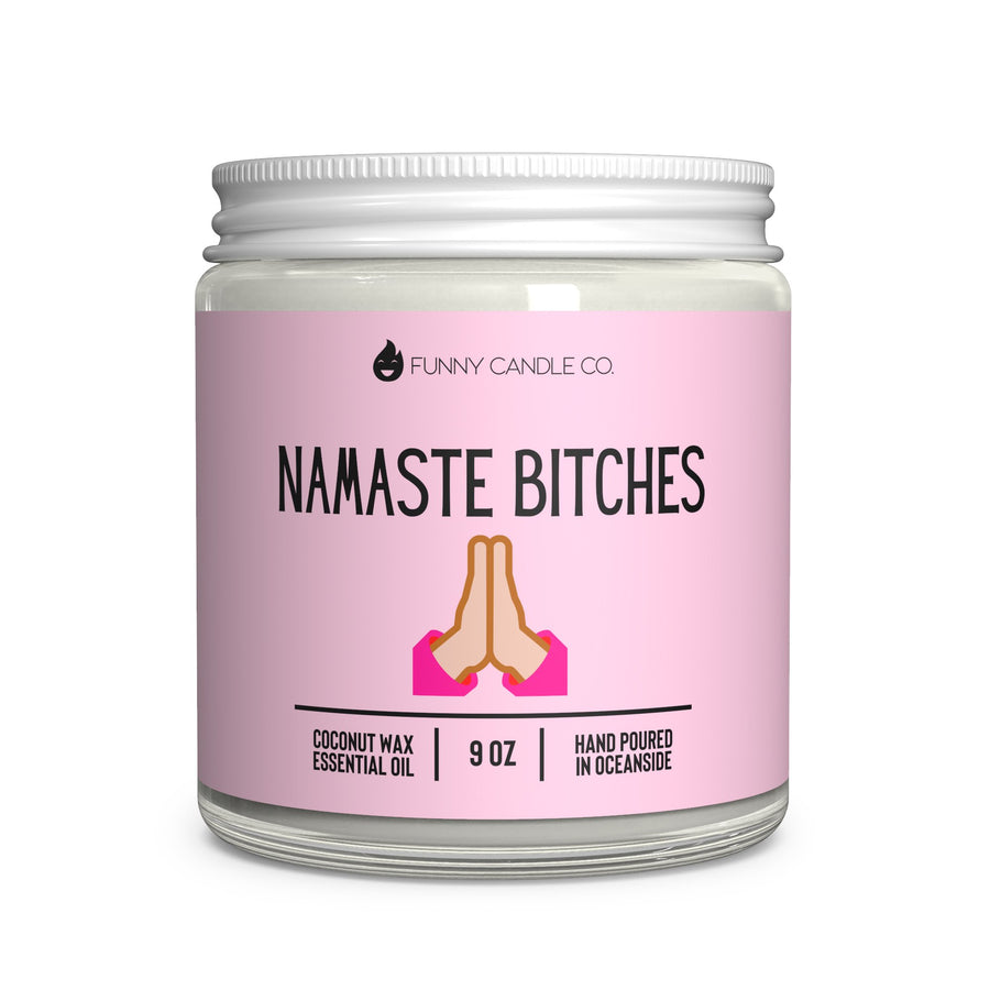 Namaste Bitches 2 Candle
