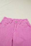 2-Button High Waist Wide Leg Jeans- 4 Colors