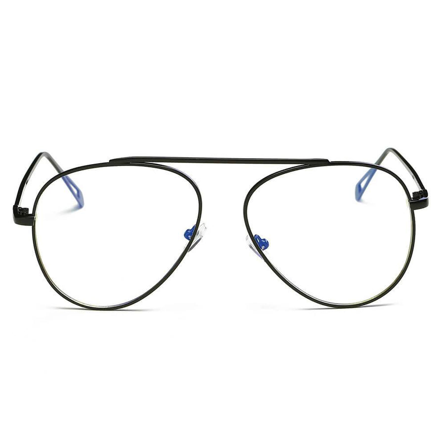 HIDALGO Metal Oversized Tinted Lens Aviator Sunglasses- 8 Colors