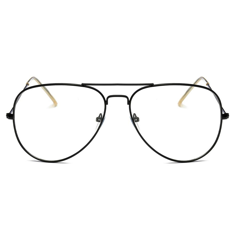 ENID - Trendy Aviator Clear Lens Sunglasses- 5 Colors
