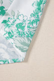 Floral Ruffle Sleeve Frilly Button-Up Blouse- 2 Colors