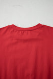 Stars and Stripes Contrast Puff Sleeve Top- 2 Colors