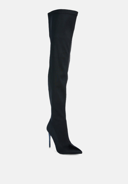 No Calm Super Stretch Stiletto Long Boot- 3 Colors