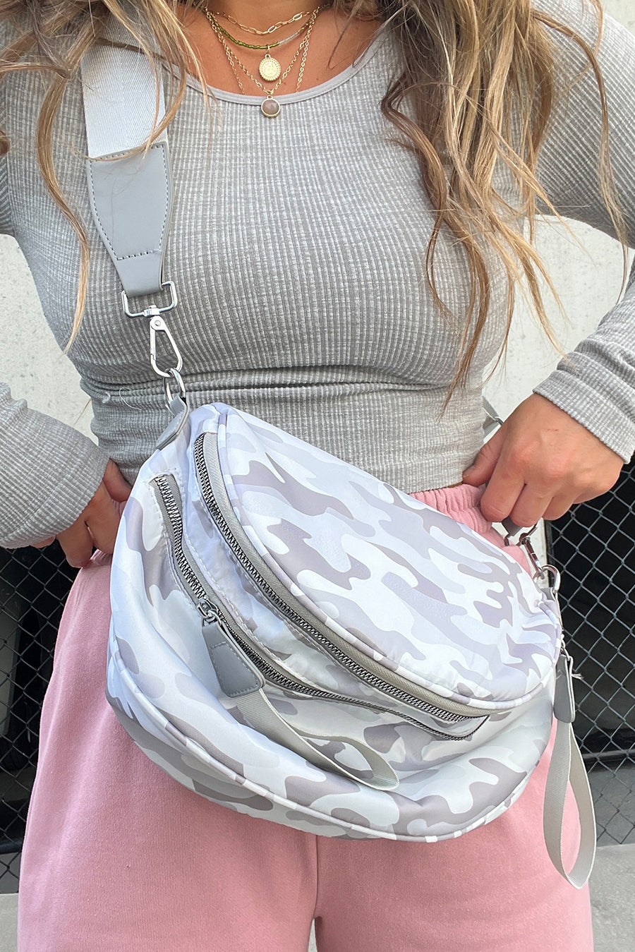 Graphic Print Gold Chain Crossbody Bag- 6 Styles