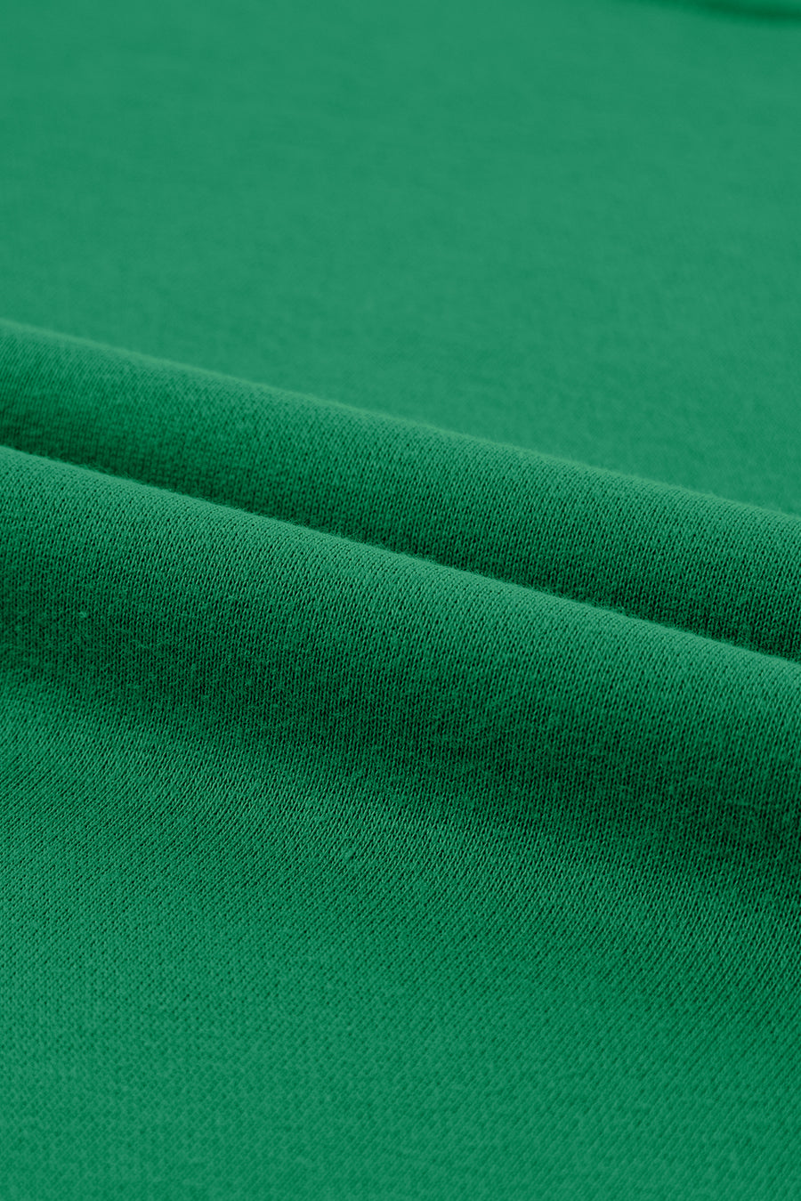 Green Crew Neck Raglan Sleeve Sweatshirt