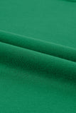 Green Crew Neck Raglan Sleeve Sweatshirt