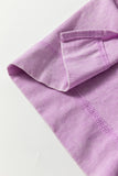 Mineral Wash T-Shirt Dress with Pockets- 3 Colors