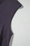 Cut-Out Back Drawstring Knit Romper- 2 Colors