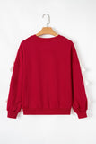 Red & White Bows Crew Neck Sweatshirt