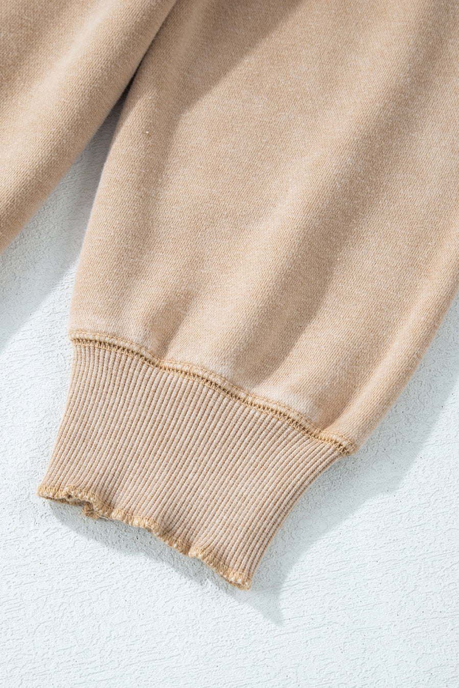 Waffle Knit Patchwork Raglan Sleeve Sweatshirt- 3 Colors