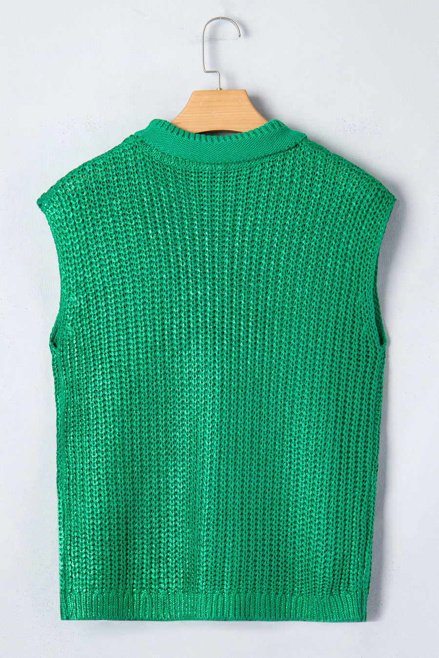 Knit High Neck Cap Sleeve Sweater- 2 Colors