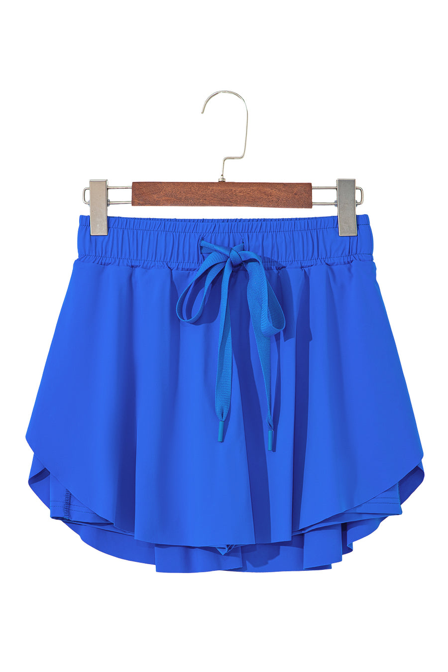 Ribbon Drawstring High-Waist Lined Tennis Skort- 6 Colors