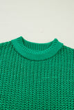 Knit High Neck Cap Sleeve Sweater- 2 Colors