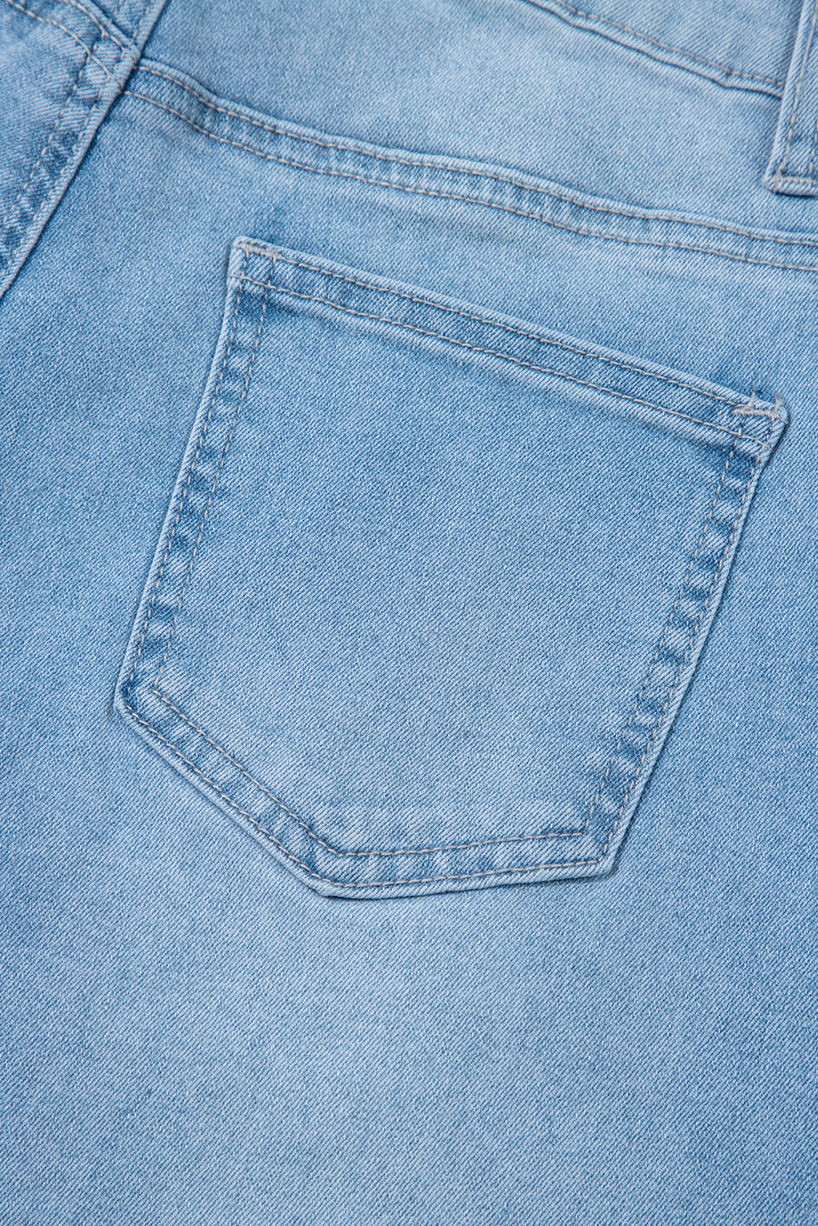 High Rise Relaxed Fit Porkchop Pockets Jeans