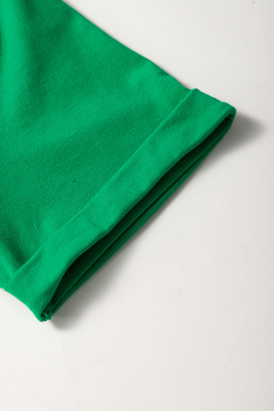 Basic Crew Neck Rolled Sleeve T-Shirt- 12 Colors