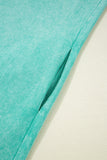 Mineral Wash T-Shirt Dress with Pockets- 3 Colors