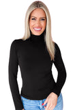 Slim Fit Long Sleeve Basic Turtleneck- 3 Colors