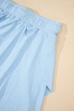 Ribbon Drawstring High-Waist Lined Tennis Skort- 6 Colors